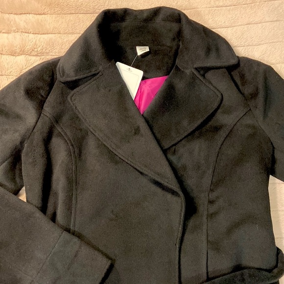 🆕 Jockey black tie-waist coat - size medium - Picture 2 of 5